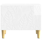 Mesa de centro Blanco Brillante 50 x 49 x 40 cm