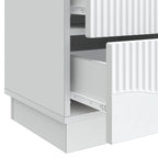 Armario de Noche 2 pcs 43 x 34,5 x 44,5 cm Madera de Ingeniería