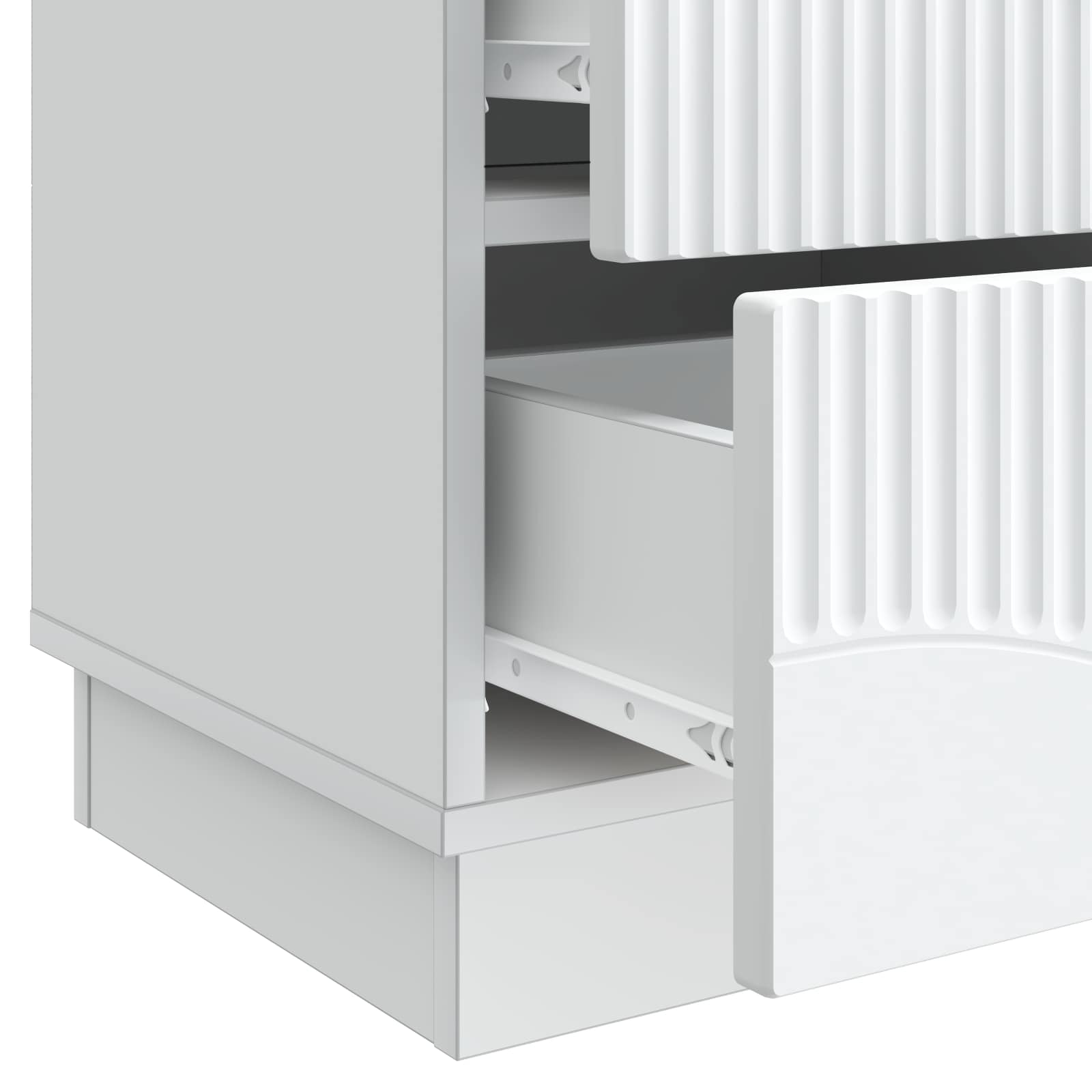 Armario de Noche 2 pcs 43 x 34,5 x 44,5 cm Madera de Ingeniería