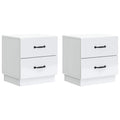 Armario de Noche 2 pcs 43 x 34,5 x 44,5 cm Madera de Ingeniería