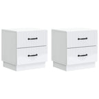 Armario de Noche 2 pcs 43 x 34,5 x 44,5 cm Madera de Ingeniería
