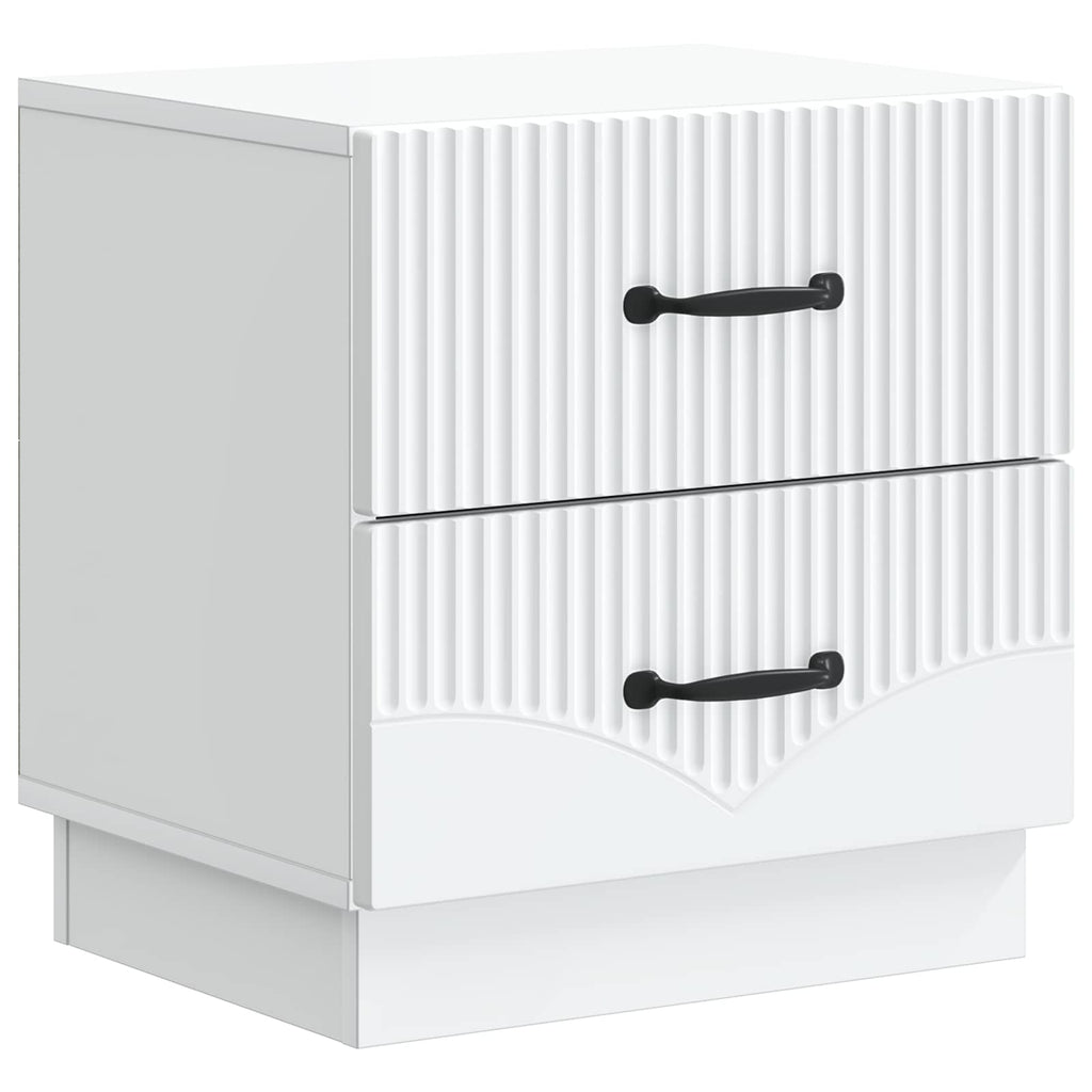 Armario de Noche 2 pcs 43 x 34,5 x 44,5 cm Madera de Ingeniería