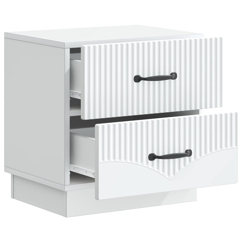 Armario de Noche 2 pcs 43 x 34,5 x 44,5 cm Madera de Ingeniería