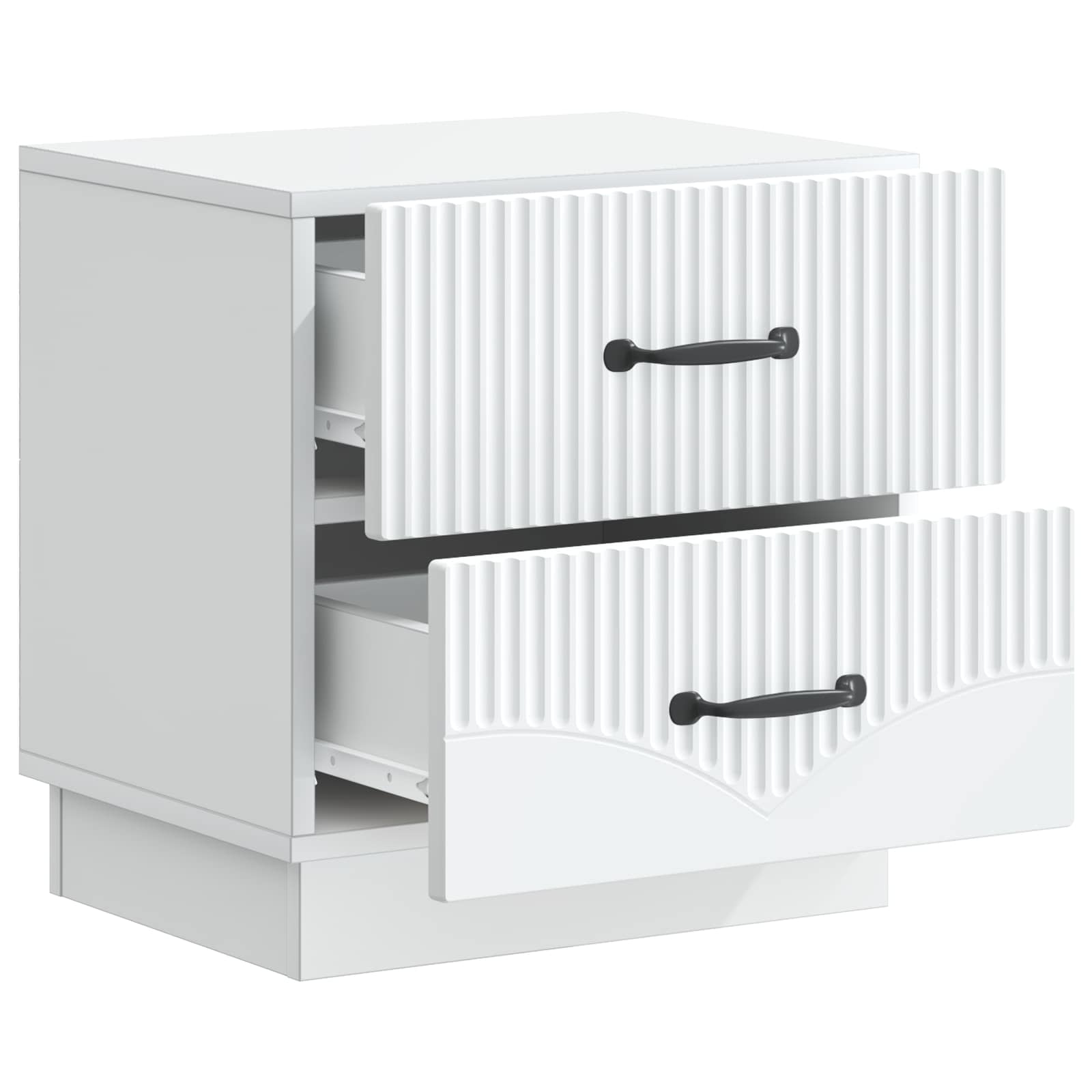 Armario de Noche 2 pcs 43 x 34,5 x 44,5 cm Madera de Ingeniería