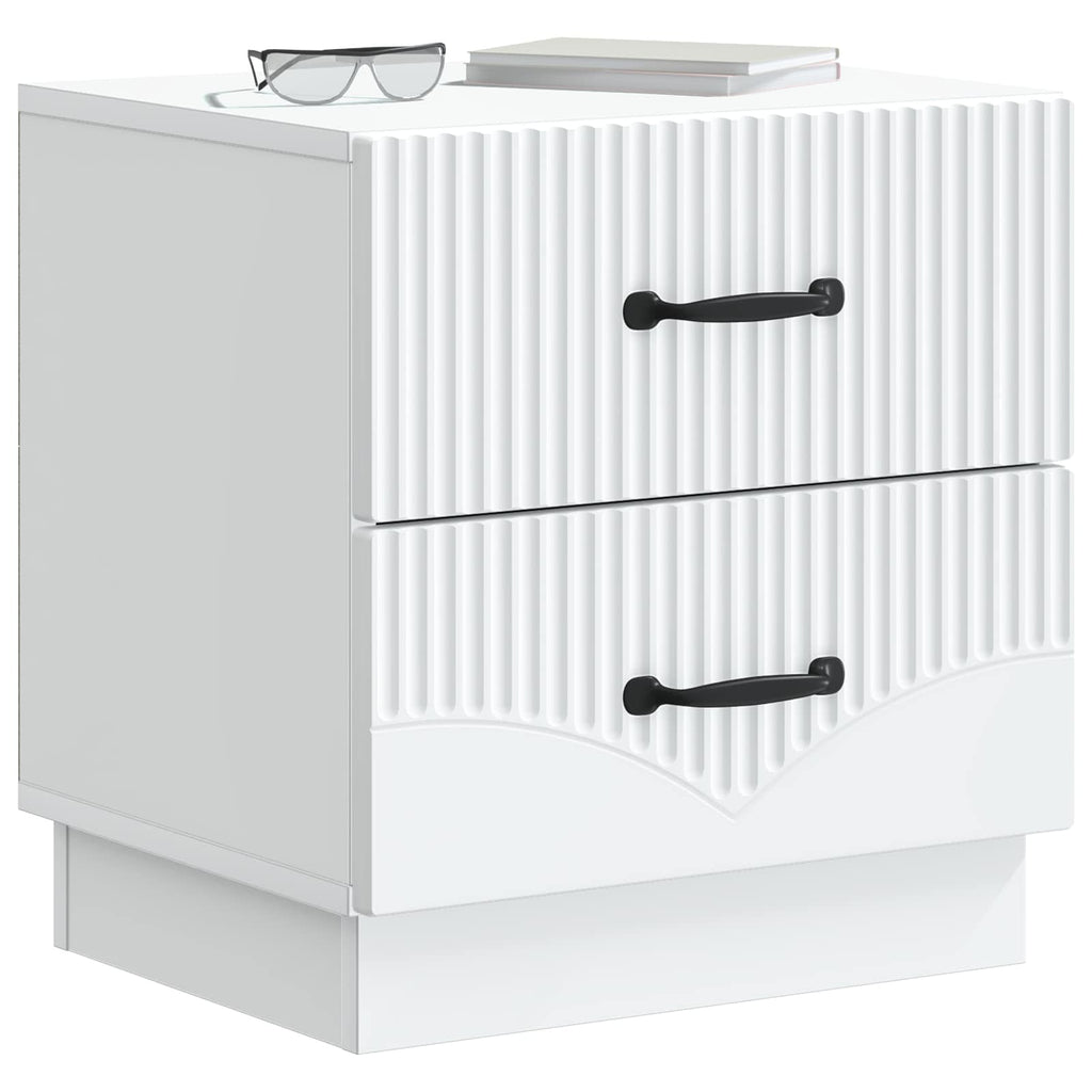 Armario de Noche 2 pcs 43 x 34,5 x 44,5 cm Madera de Ingeniería
