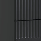 Armario de Noche Negro 62 x 34,5 x 44,5 cm Madera de Ingeniería