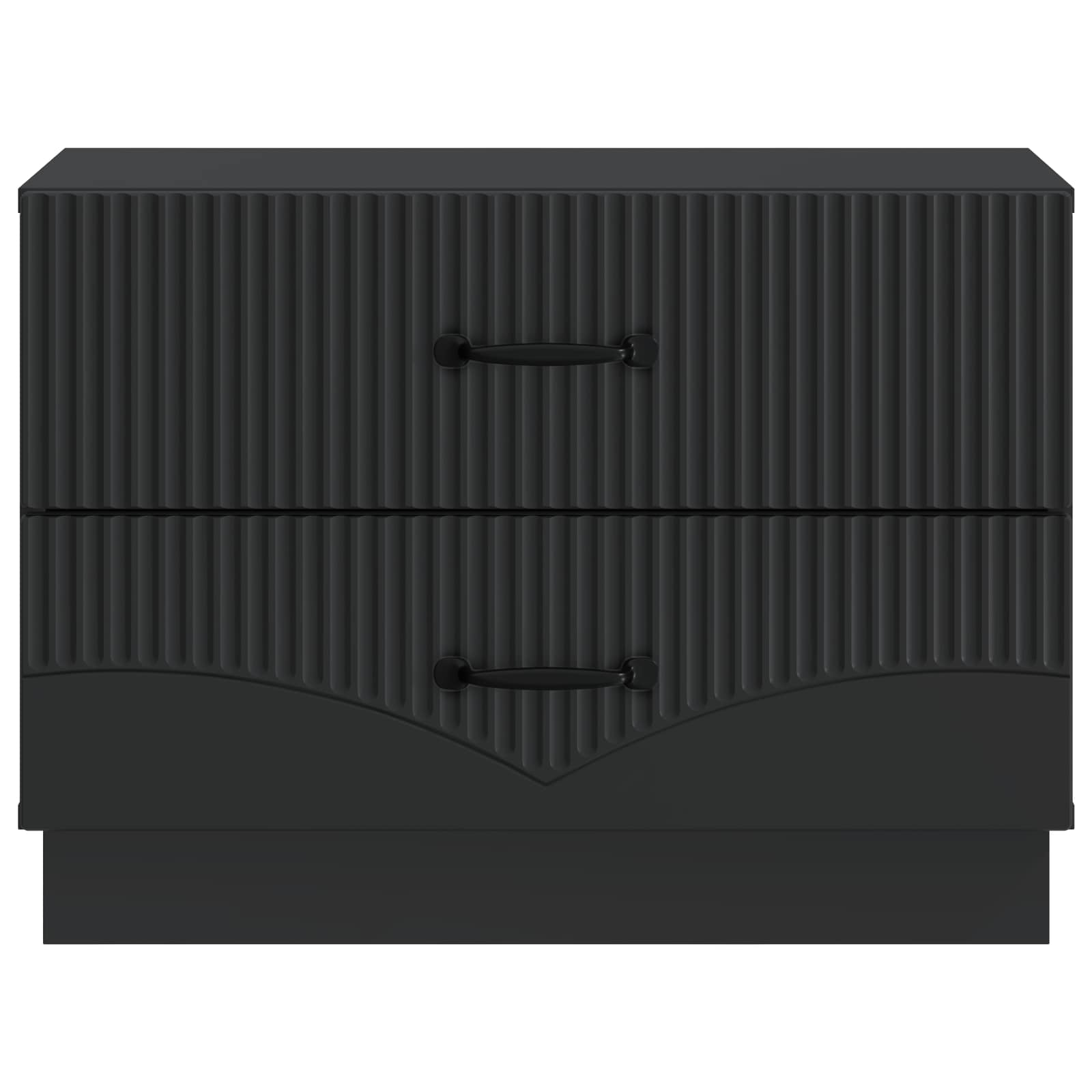 Armario de Noche Negro 62 x 34,5 x 44,5 cm Madera de Ingeniería