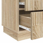 Armario de Noche con cajón Roble Sonoma 62 x 34,5 x 44,5 cm