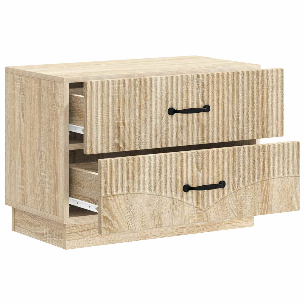 Armario de Noche con cajón Roble Sonoma 62 x 34,5 x 44,5 cm