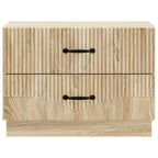 Armario de Noche con cajón Roble Sonoma 62 x 34,5 x 44,5 cm