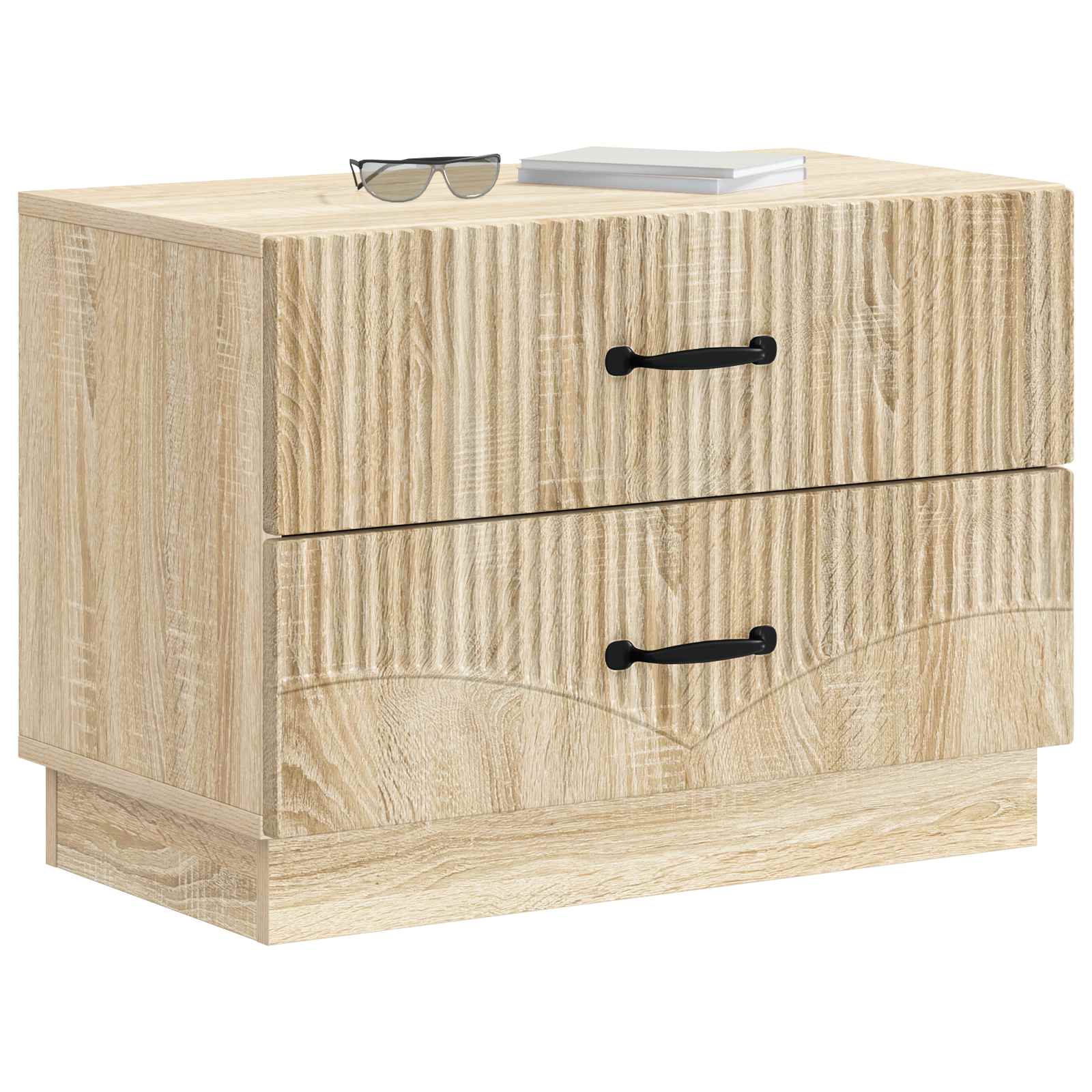Armario de Noche con cajón Roble Sonoma 62 x 34,5 x 44,5 cm