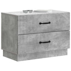 Armario de Noche con cajón Gris Hormigón 62 x 34,5 x 44,5 cm