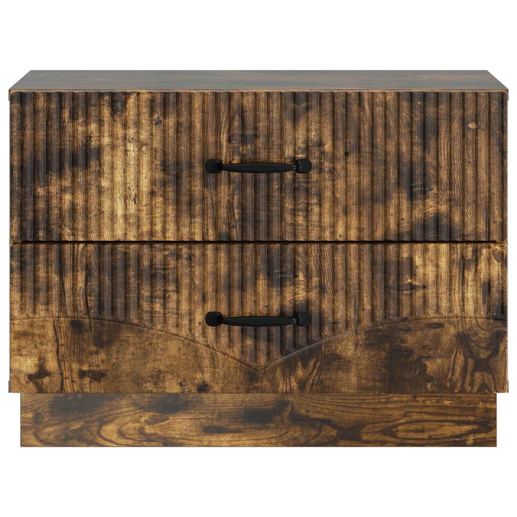 Armario de Noche con cajón Roble Ahumado 62 x 34,5 x 44,5 cm