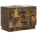 Armario de Noche con cajón Roble Ahumado 62 x 34,5 x 44,5 cm