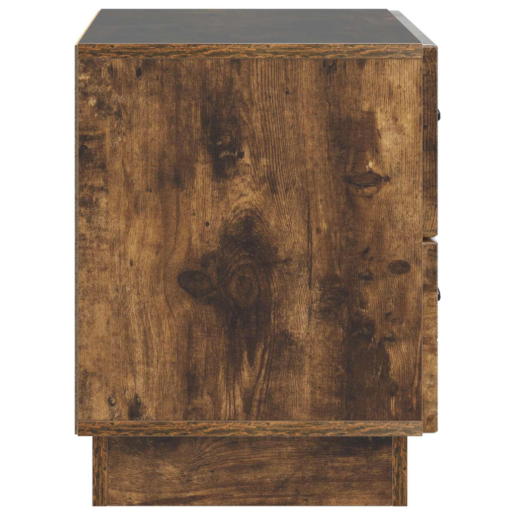 Armario de Noche con cajón Roble Ahumado 62 x 34,5 x 44,5 cm