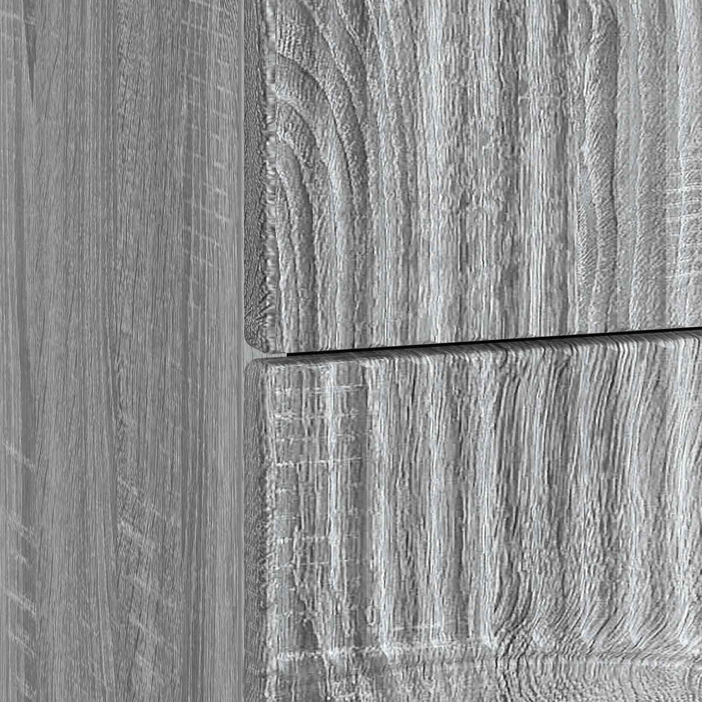 Armario de Noche con cajón Gris Sonoma 62 x 34,5 x 44,5 cm