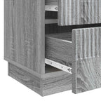 Armario de Noche con cajón Gris Sonoma 62 x 34,5 x 44,5 cm
