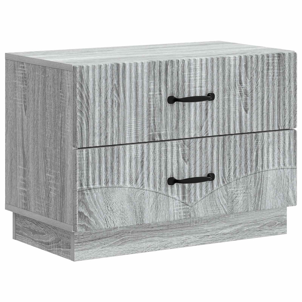 Armario de Noche con cajón Gris Sonoma 62 x 34,5 x 44,5 cm