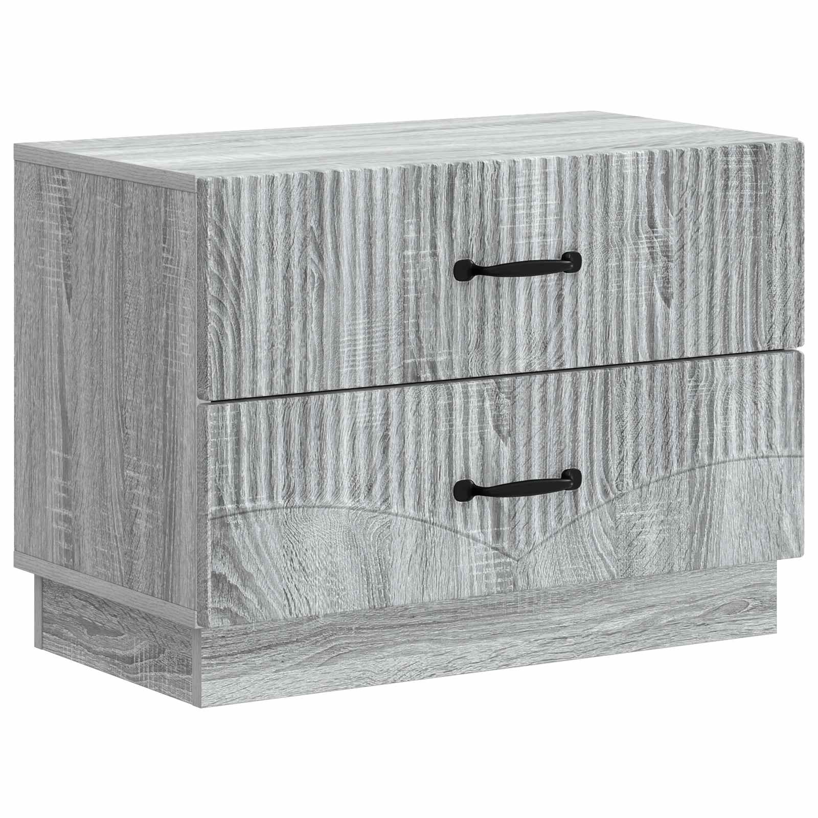 Armario de Noche con cajón Gris Sonoma 62 x 34,5 x 44,5 cm