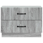 Armario de Noche con cajón Gris Sonoma 62 x 34,5 x 44,5 cm