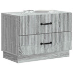 Armario de Noche con cajón Gris Sonoma 62 x 34,5 x 44,5 cm