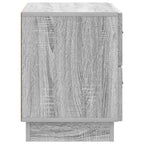 Armario de Noche con cajón Gris Sonoma 62 x 34,5 x 44,5 cm