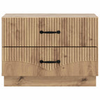 Armario de Noche con cajón Roble Artesanal 62 x 34,5 x 44,5 cm
