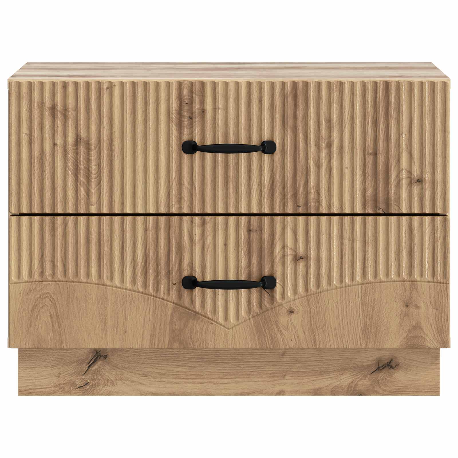 Armario de Noche con cajón Roble Artesanal 62 x 34,5 x 44,5 cm