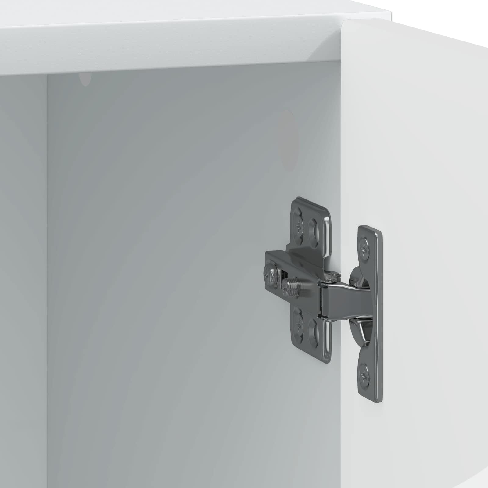 Mesita de Noche 2 pcs Blanco 43 x 34,5 x 47 cm