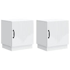 Mesita de Noche 2 pcs Blanco 43 x 34,5 x 47 cm