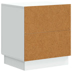 Mesita de Noche 2 pcs Blanco 43 x 34,5 x 47 cm