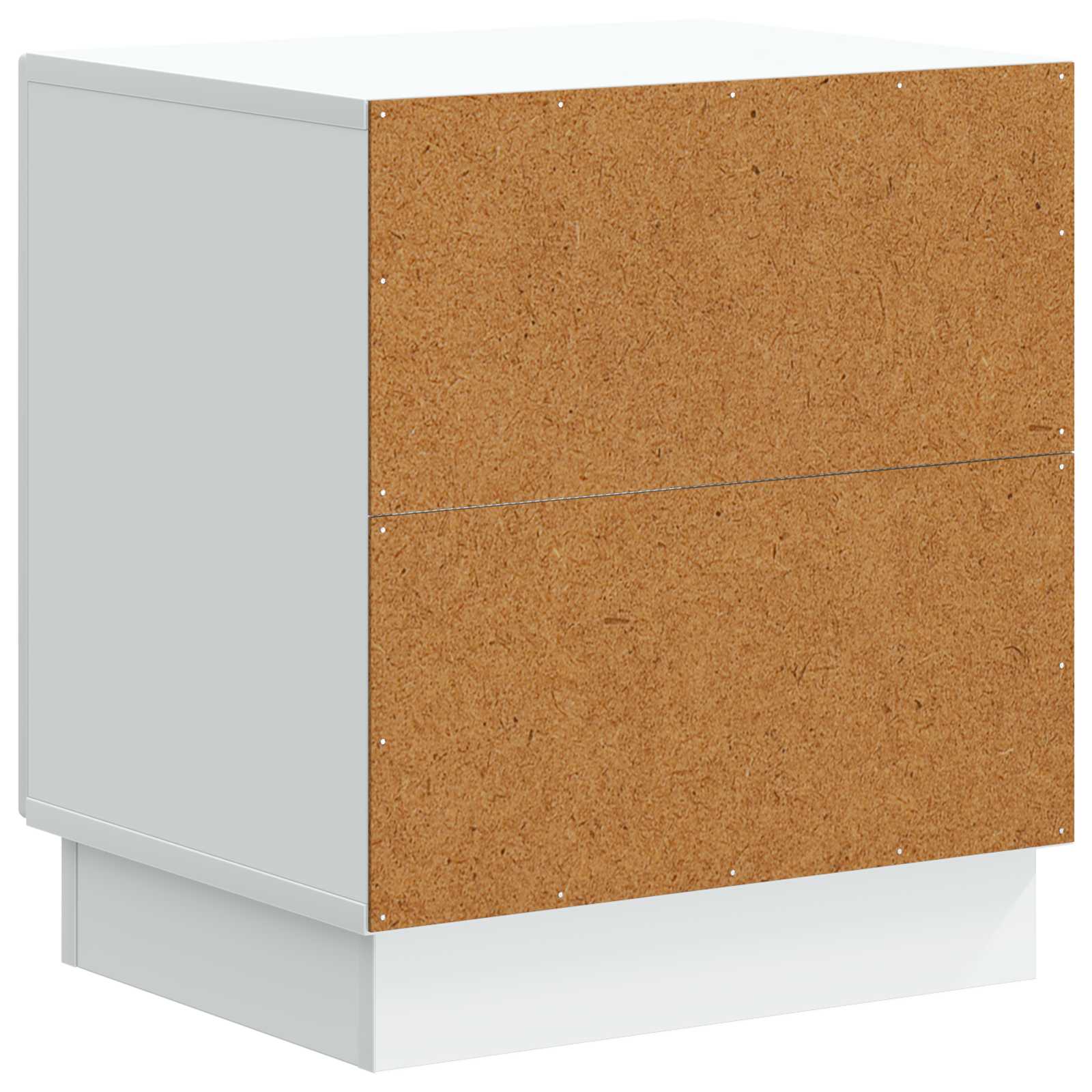 Mesita de Noche 2 pcs Blanco 43 x 34,5 x 47 cm