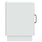 Mesita de Noche 2 pcs Blanco 43 x 34,5 x 47 cm