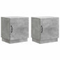 Mesita de Noche 2 pcs Blanco 43 x 34,5 x 47 cm
