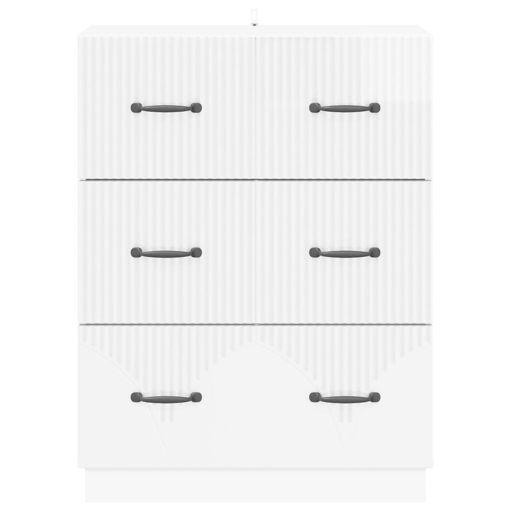 Cajonera Brillante 66 x 34,5 x 87 cm Madera de Ingeniería