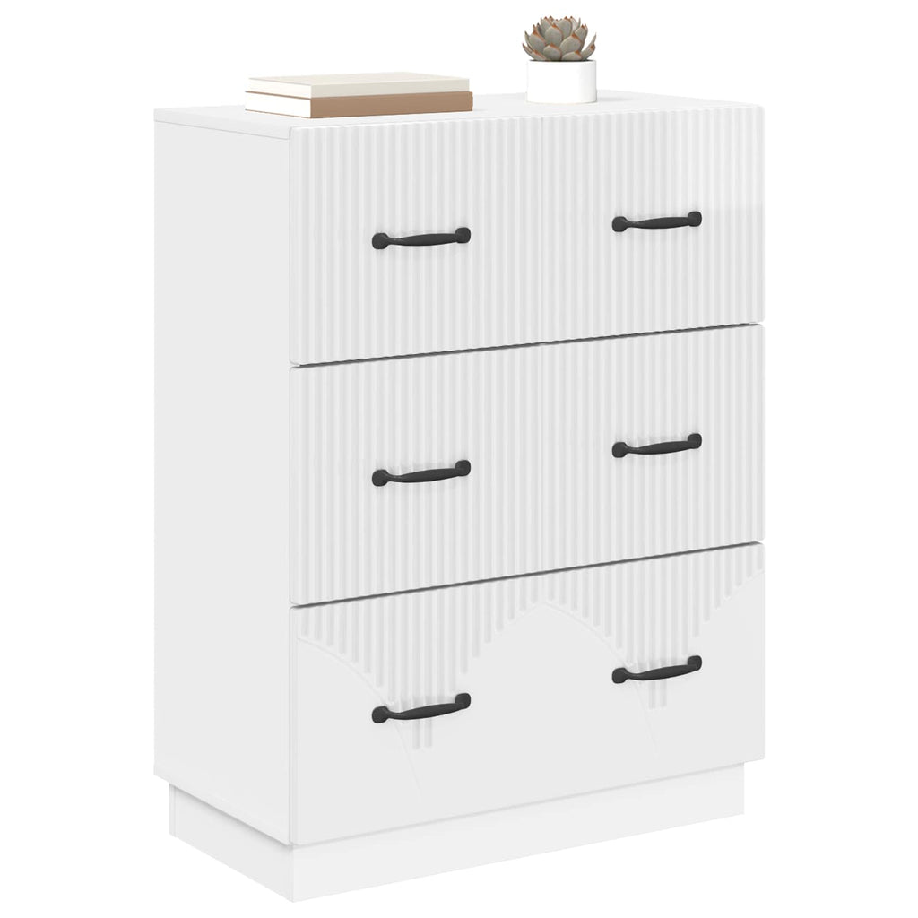 Cajonera Brillante 66 x 34,5 x 87 cm Madera de Ingeniería
