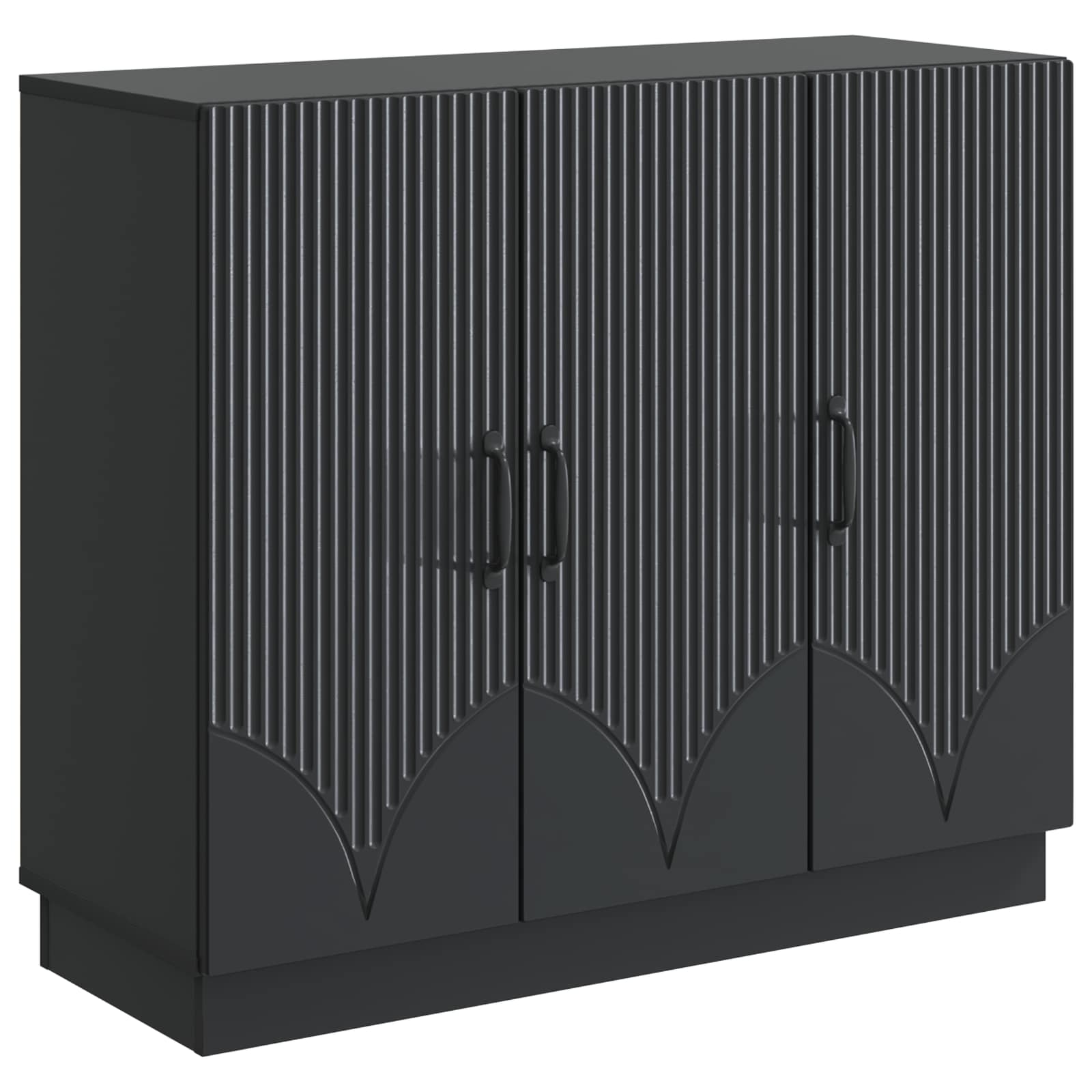 Aparador Brillante 89 x 34,5 x 77 cm Madera de Ingeniería