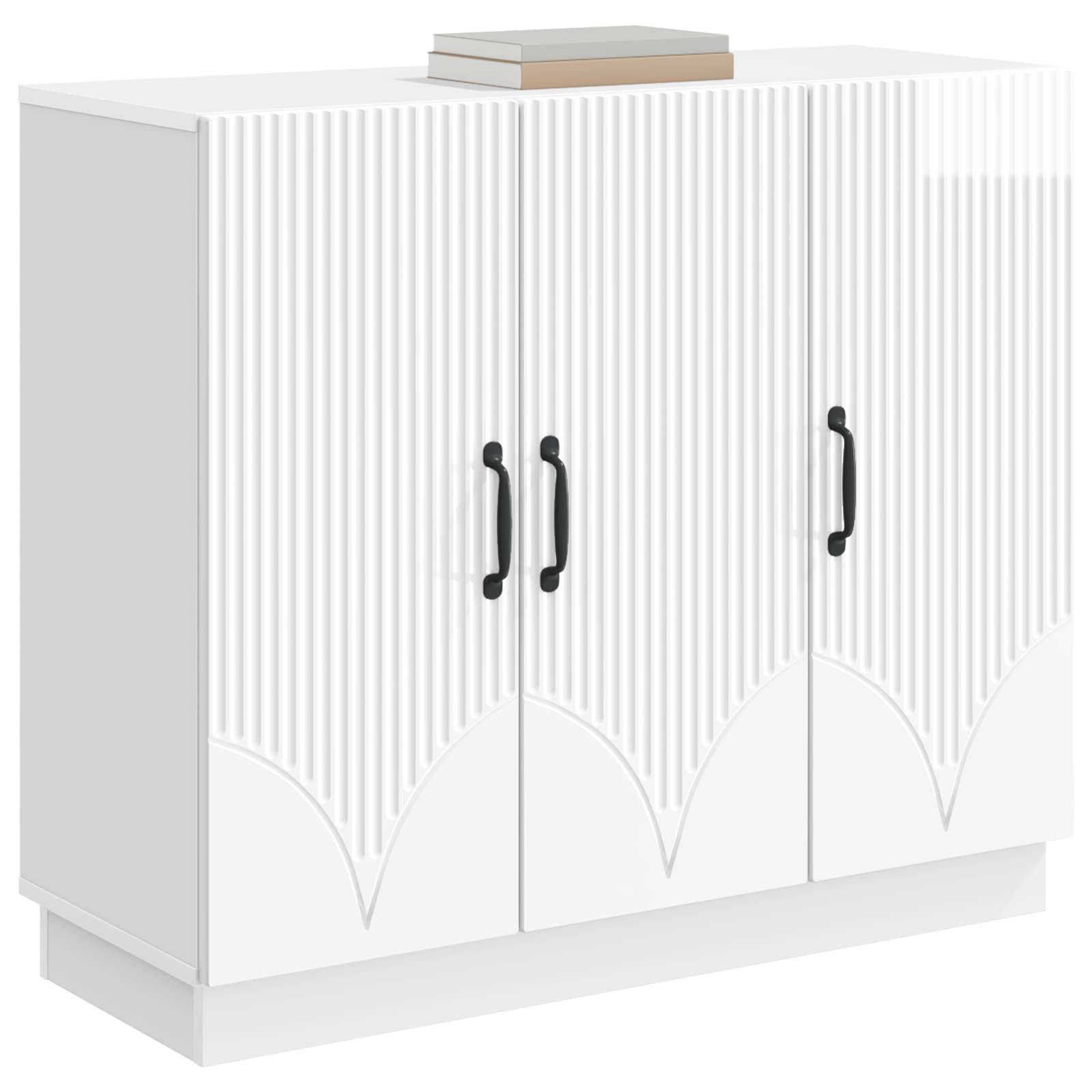 Aparador Brillante 89 x 34,5 x 77 cm Madera de Ingeniería