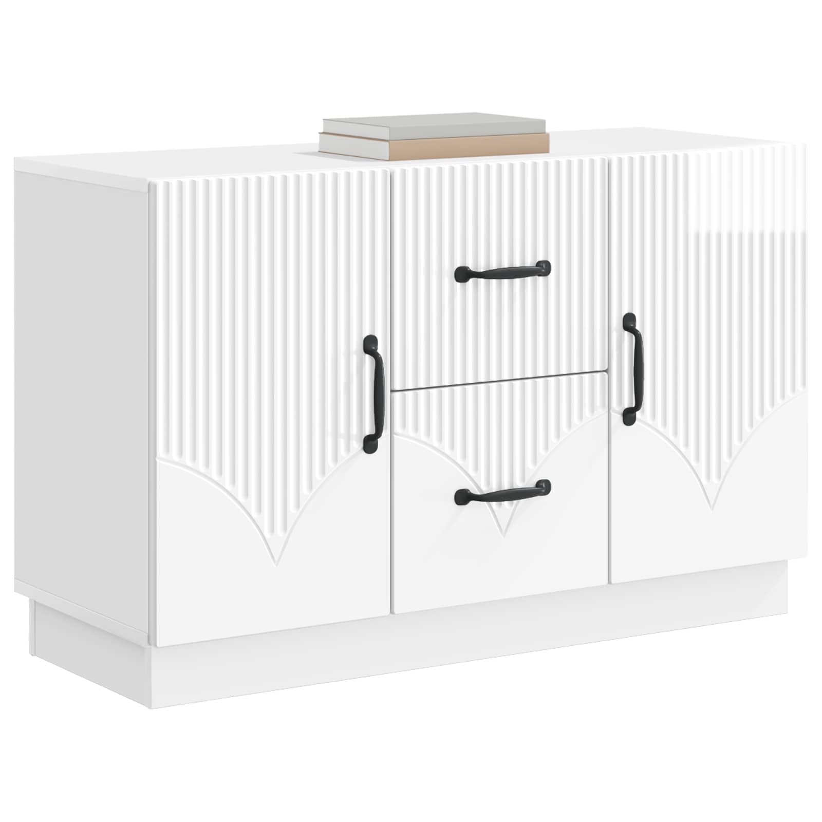 Aparador Brillante 89 x 34,5 x 57 cm Madera de Ingeniería