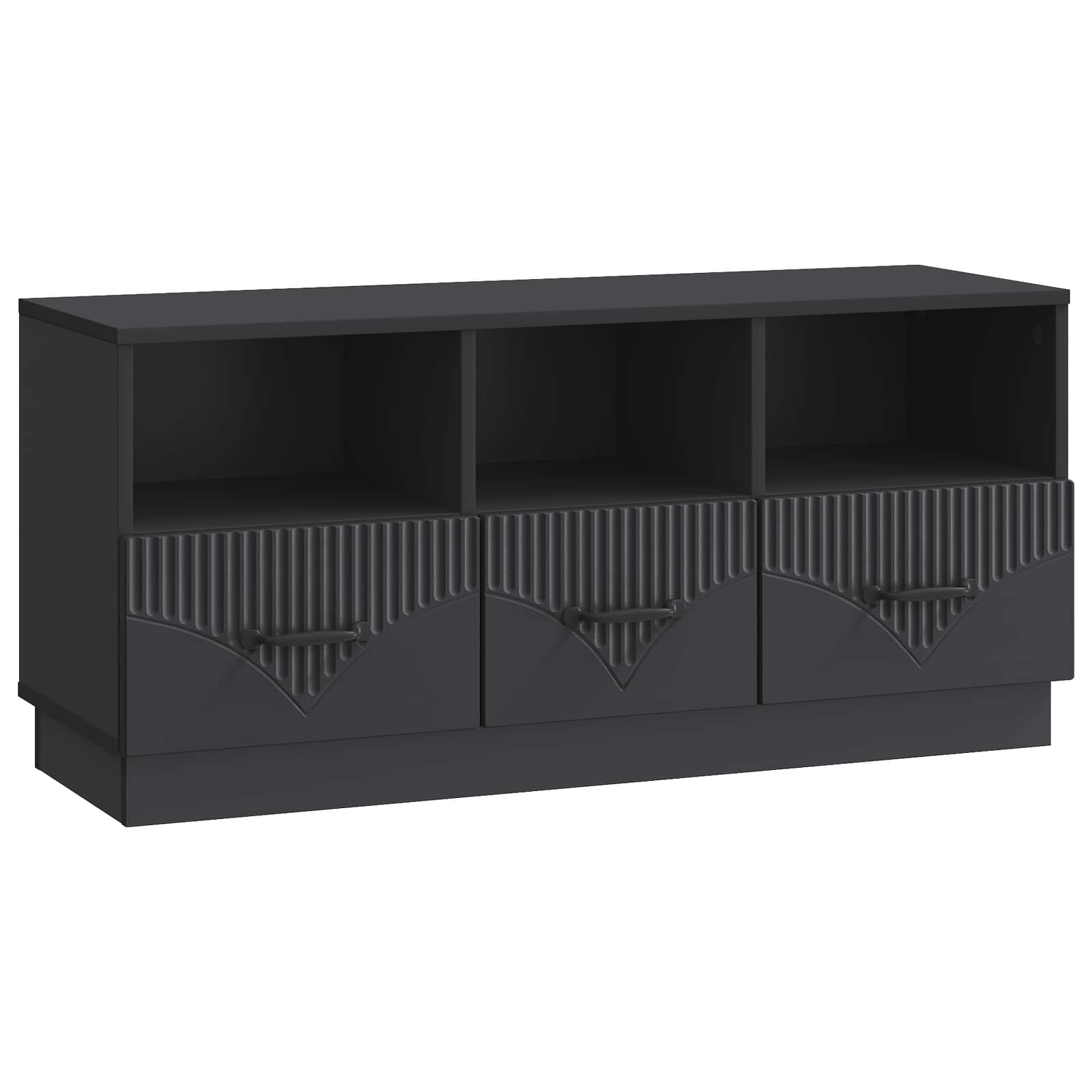 Glossy TV Cabinet 102 x 34.5 x 47 cm Engineered Wood