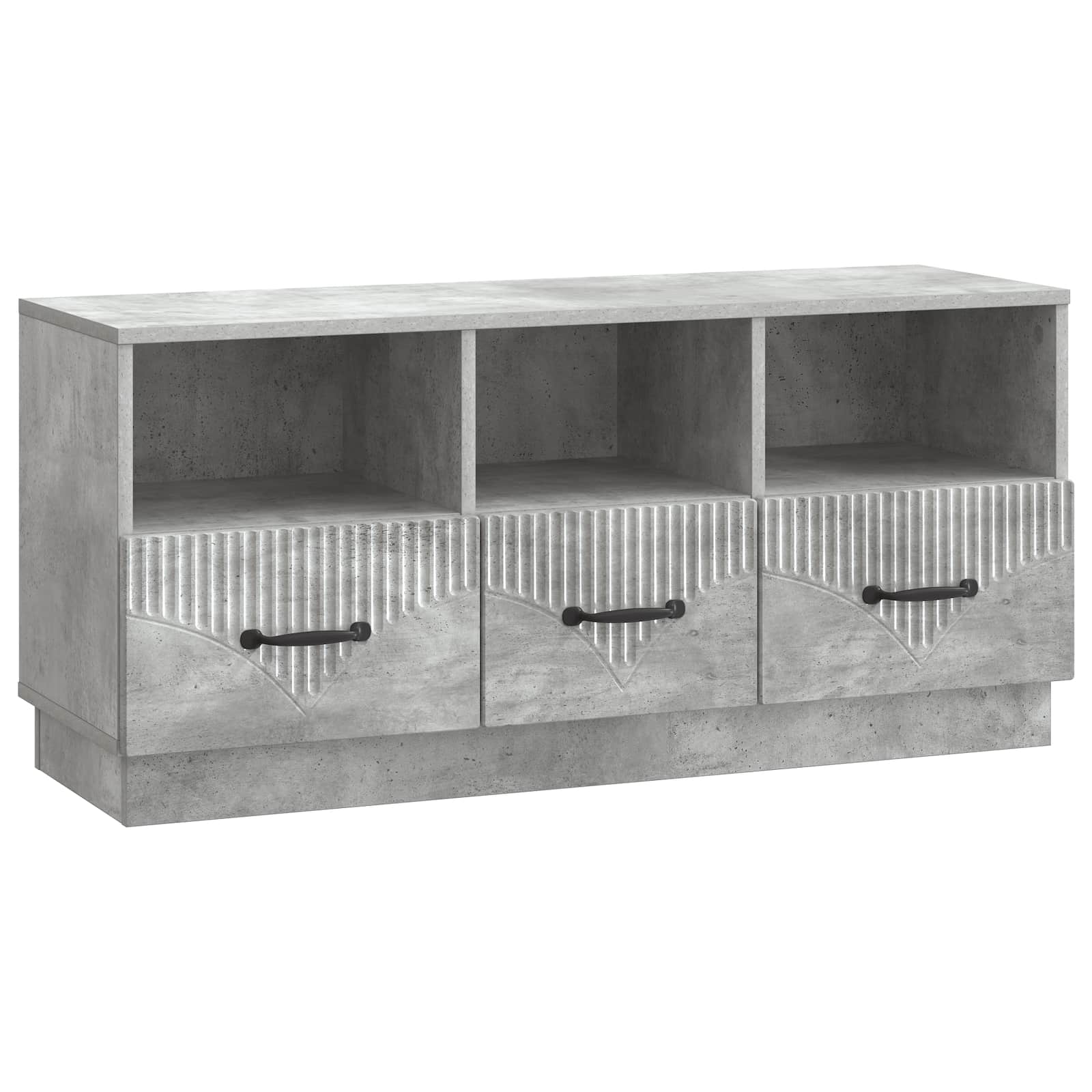 Glossy TV Cabinet 102 x 34.5 x 47 cm Engineered Wood