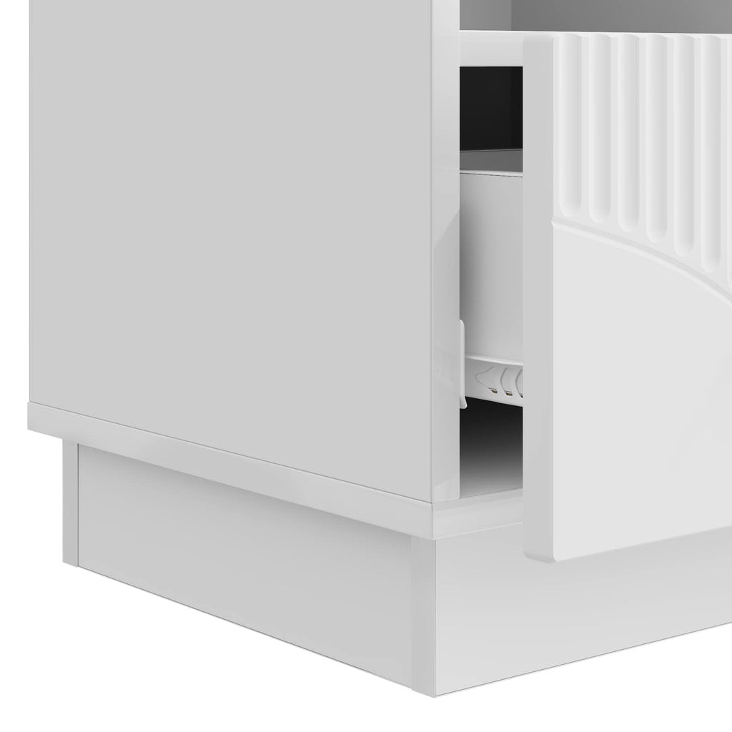 Mueble de TV Brillante 102 x 34,5 x 47 cm Madera de Ingeniería