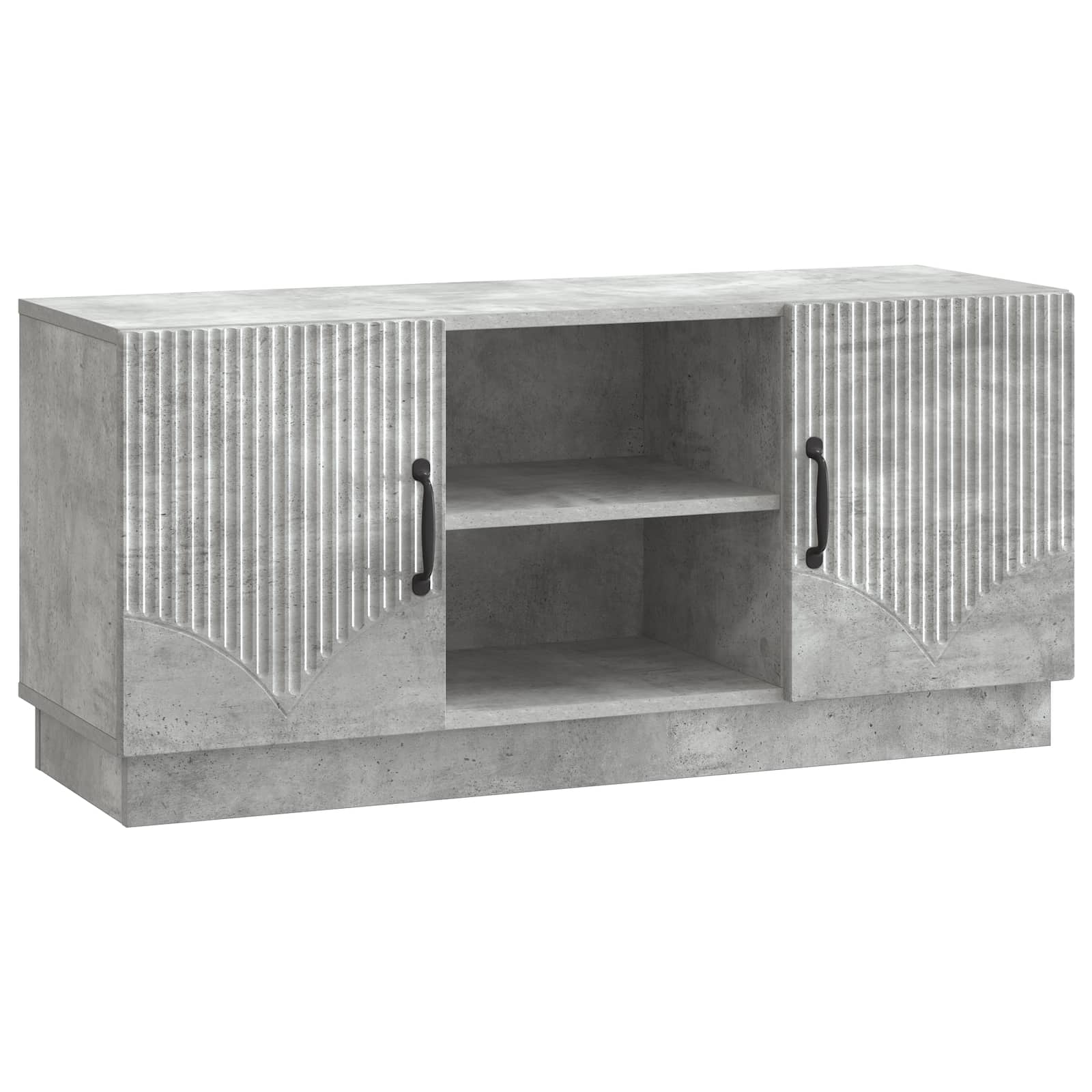 6-Piece TV Cabinet Set High Gloss Engineered Wood