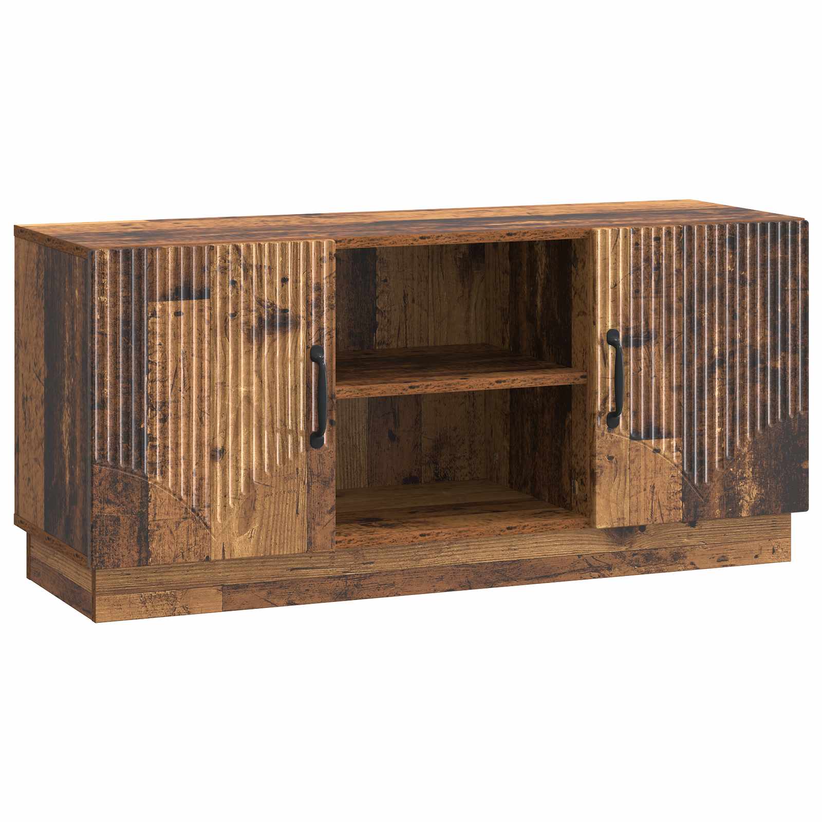 6-Piece TV Cabinet Set High Gloss Engineered Wood