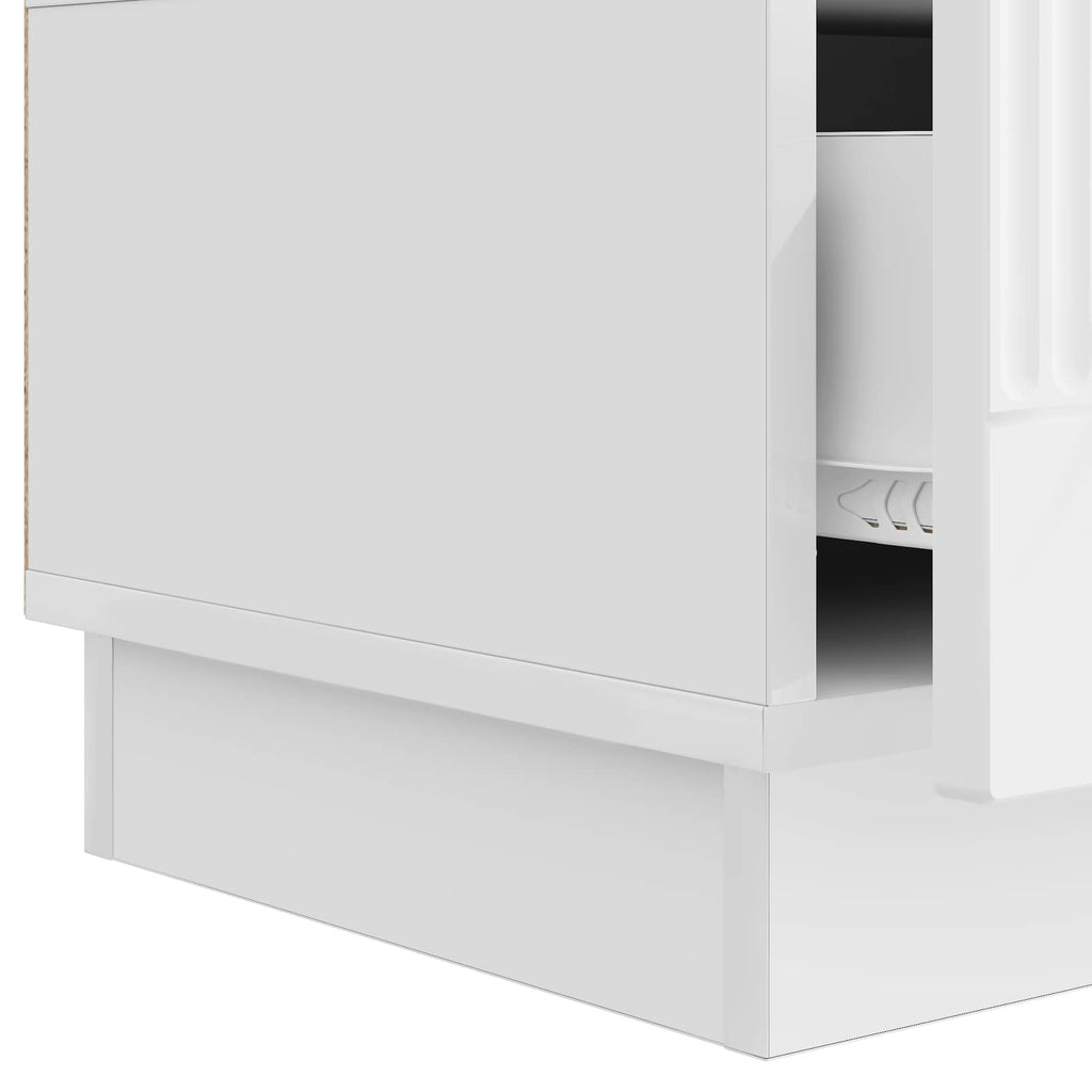 Mueble de TV Brillante 147 x 34,5 x 27 cm Madera de Ingeniería