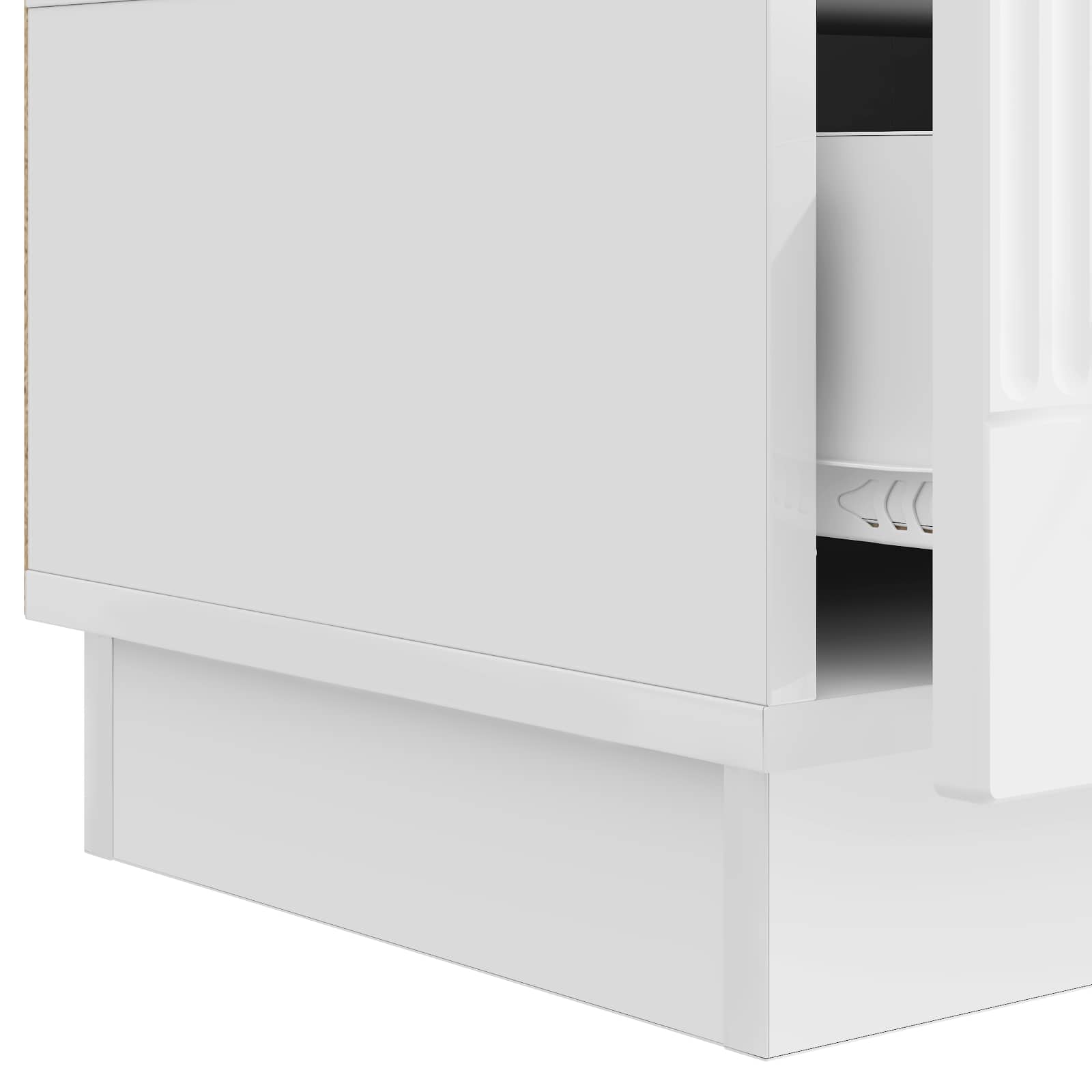 Mueble de TV Brillante 147 x 34,5 x 27 cm Madera de Ingeniería