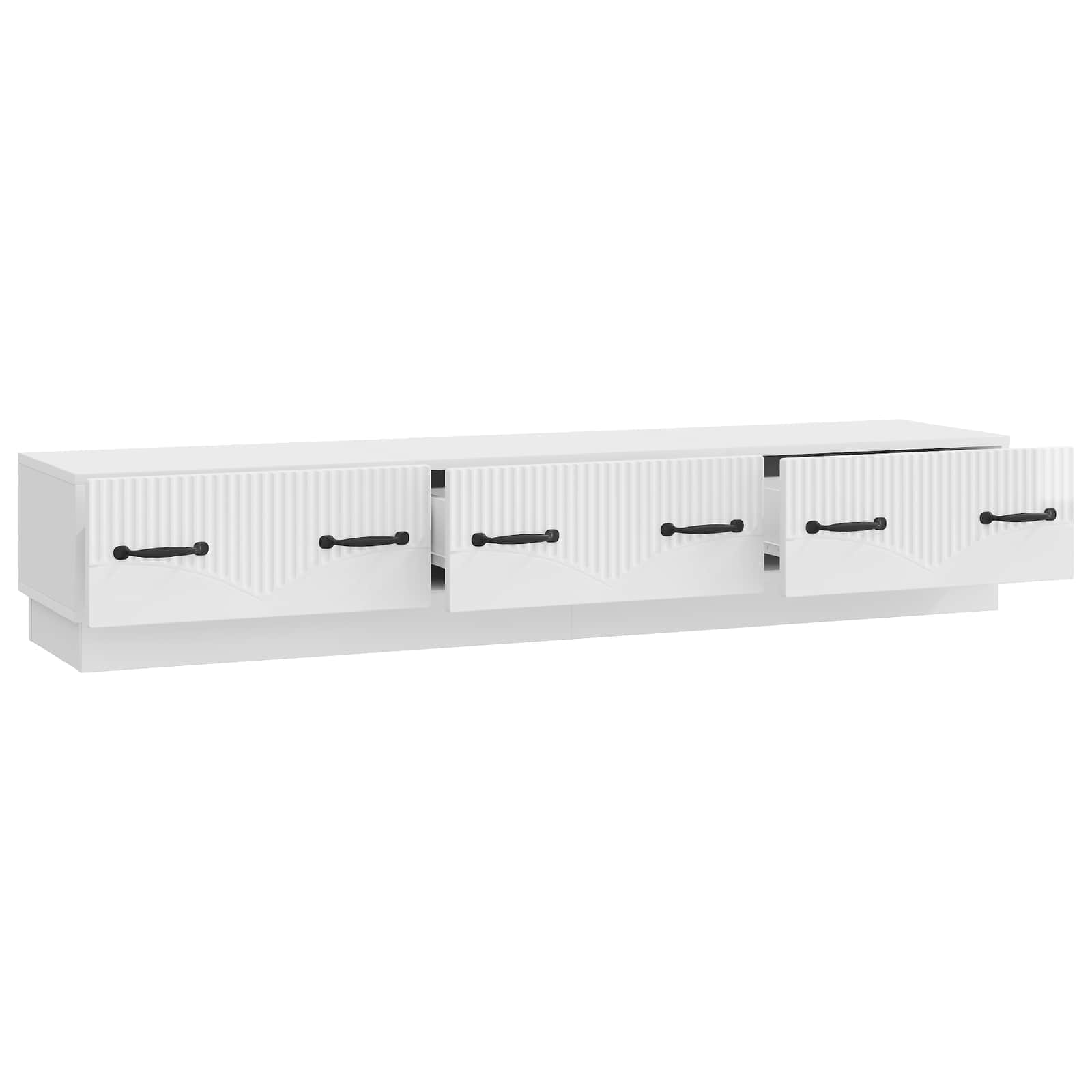 Mueble de TV Brillante 147 x 34,5 x 27 cm Madera de Ingeniería