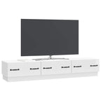Mueble de TV Brillante 147 x 34,5 x 27 cm Madera de Ingeniería