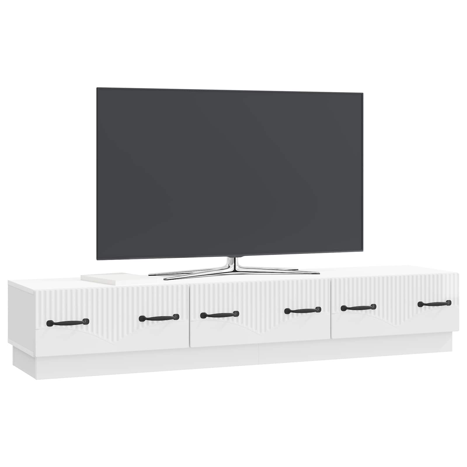 Mueble de TV Brillante 147 x 34,5 x 27 cm Madera de Ingeniería