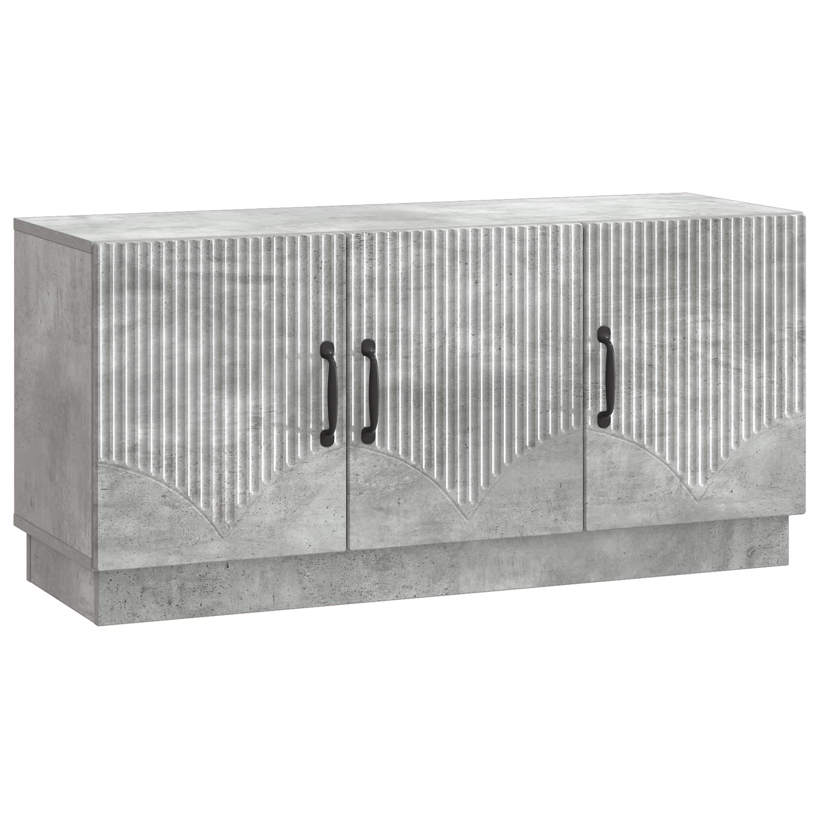 6-Piece TV Cabinet Set High Gloss Engineered Wood